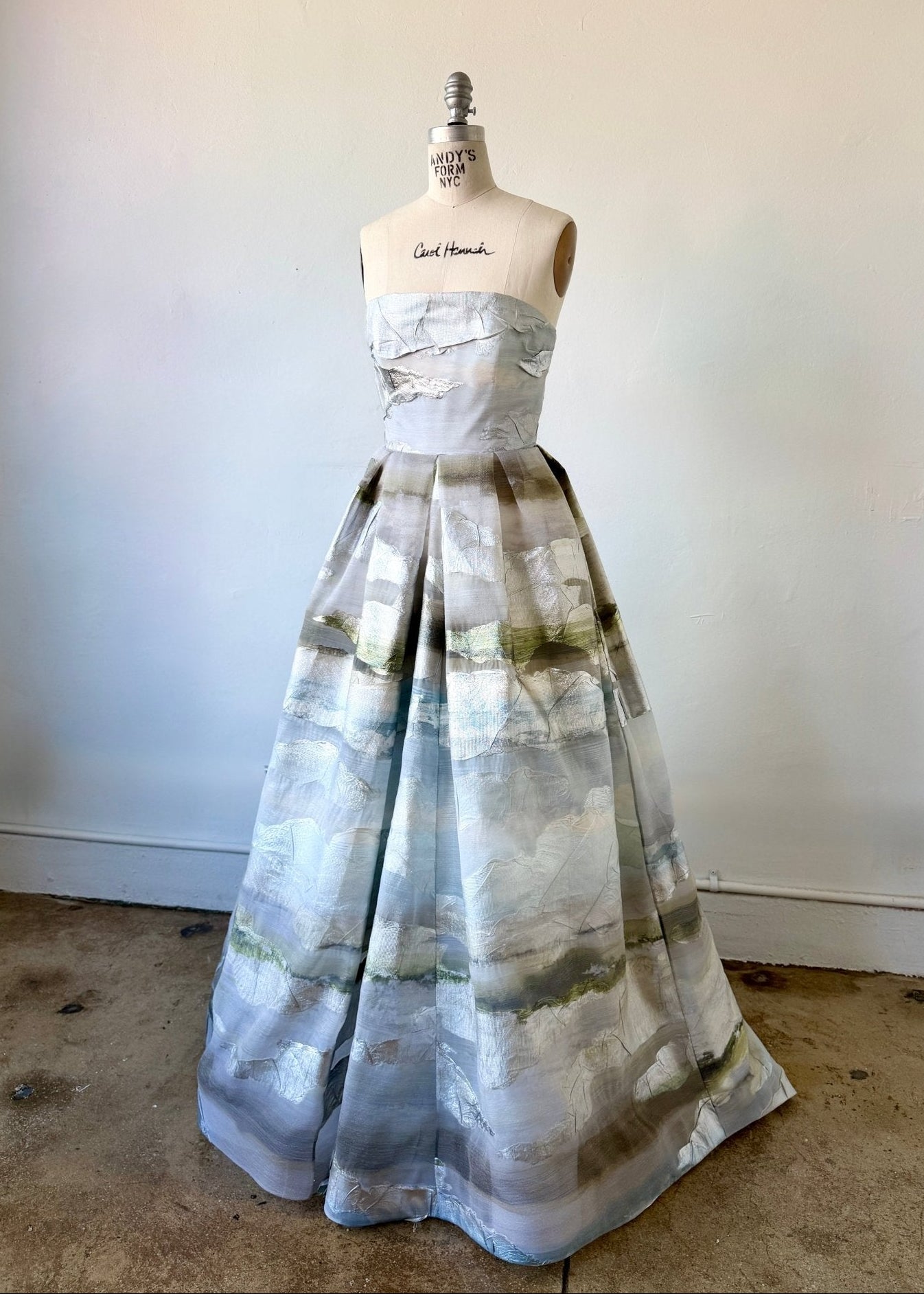 Strapless Landscape Dress – Carol Hannah