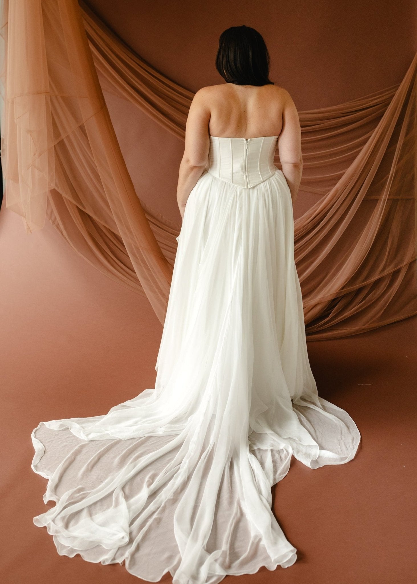 sachin and babi light blue dress Wedding dress  Available for rental & purchase , 2-piece set: bustier &  skirt (separate pieces)., Wear it as a full set, or style the bustier with  any skirt to match your vibe., Simple, elegant, and