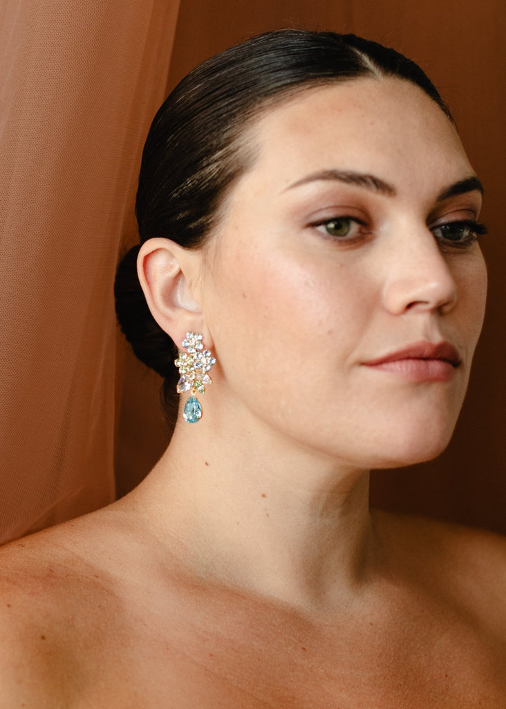 Bouquet Earrings in Bluebell - Carol Hannah