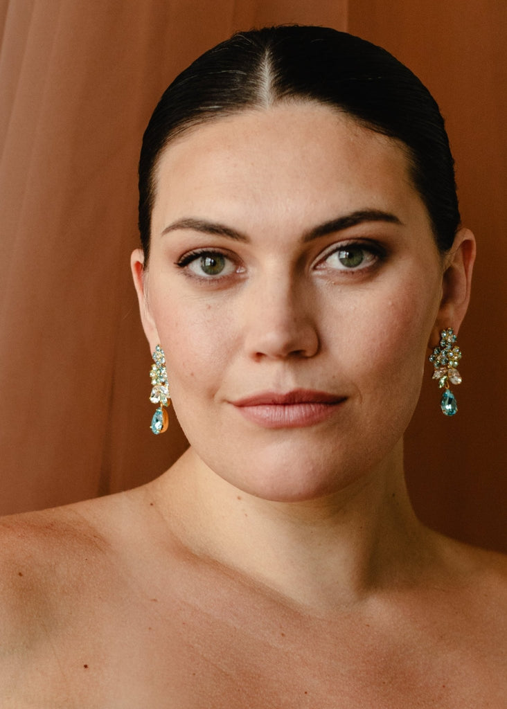 Bouquet Earrings in Bluebell - Carol Hannah