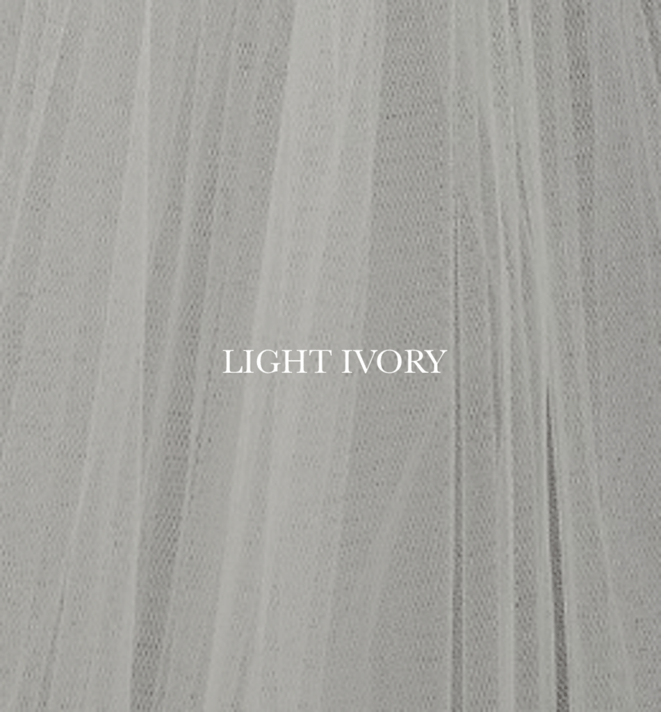 Raw Edge Veil in Recycled Tulle - Carol Hannah