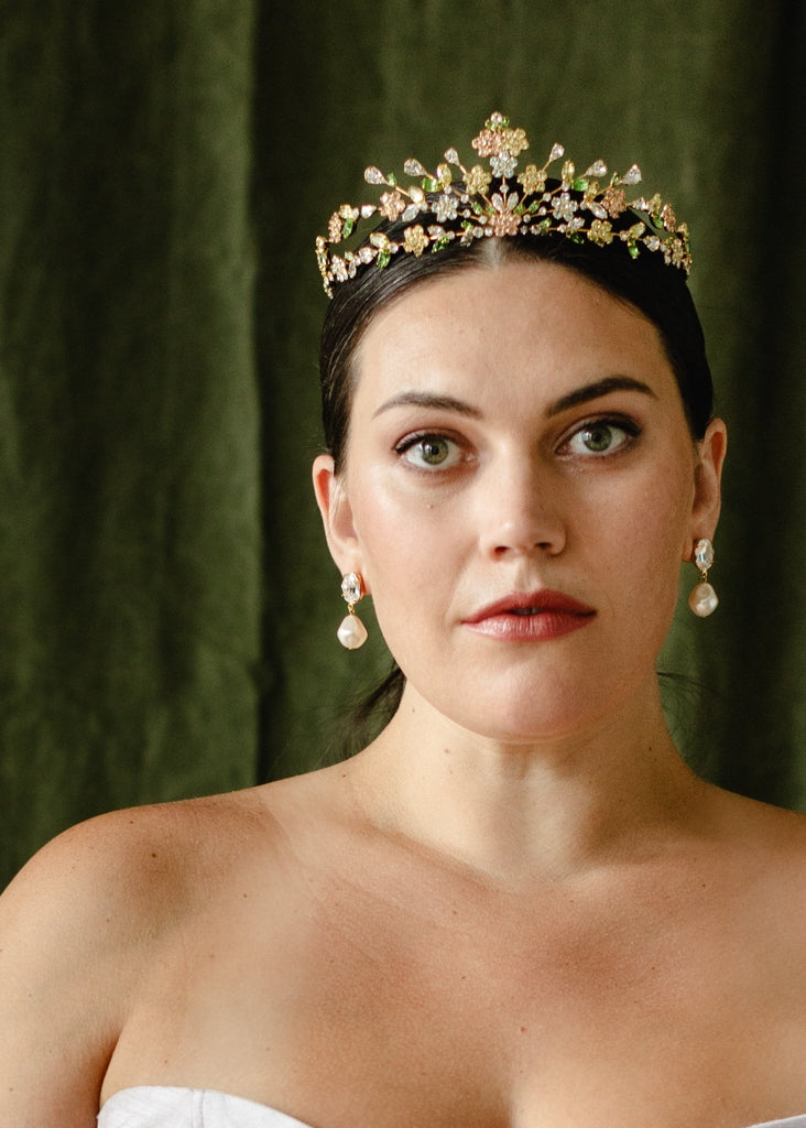 Tunis Earrings in Diamond - Carol Hannah