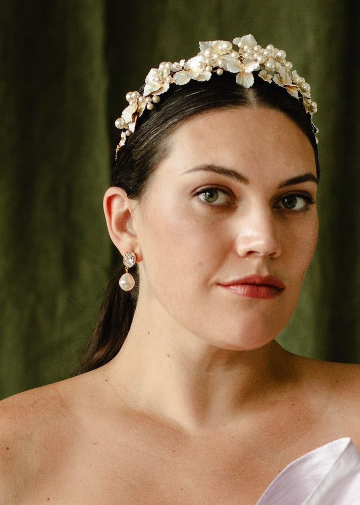 Tunis Earrings in Diamond - Carol Hannah