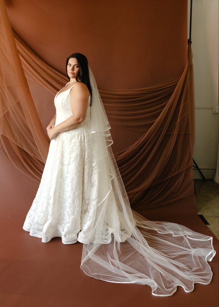 Satin Edge Veil - Carol Hannah