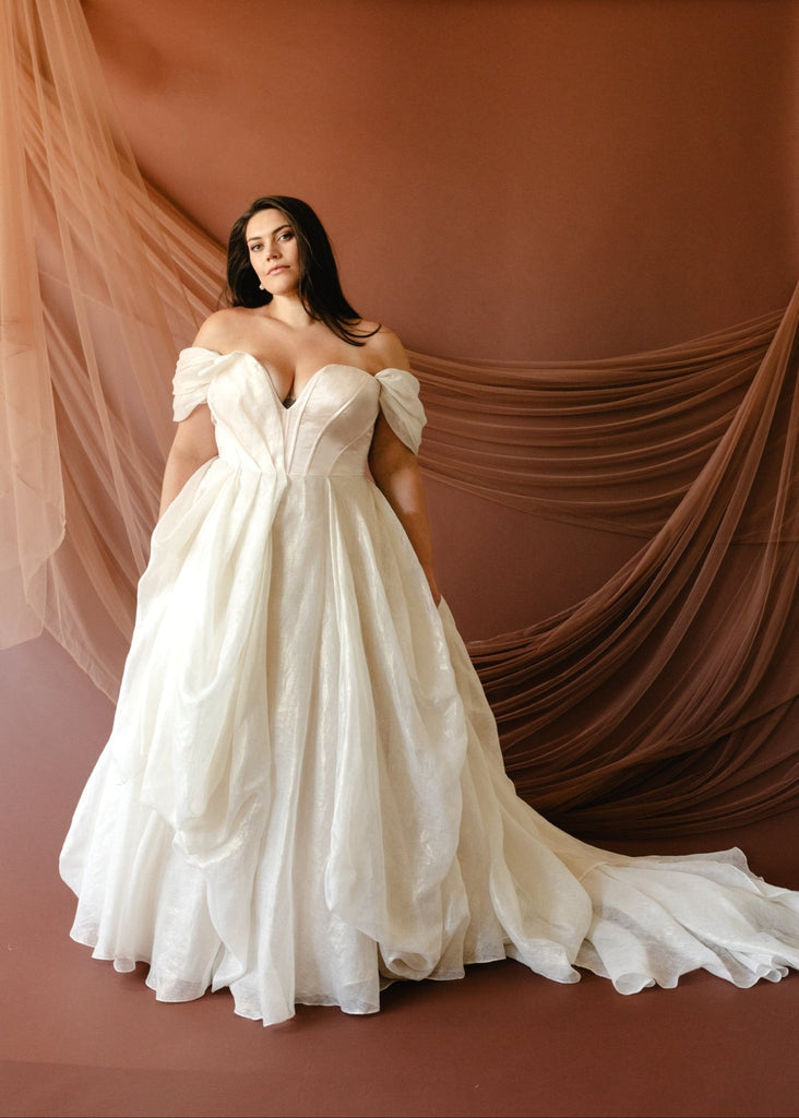 Senara in Gold Foiled Linen - Carol Hannah