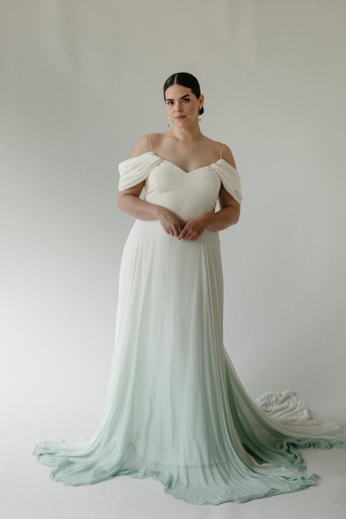 aqua and white dress Tide in Light Aqua