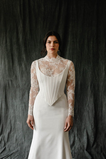 Vara Set wit Underlay - Carol Hannah