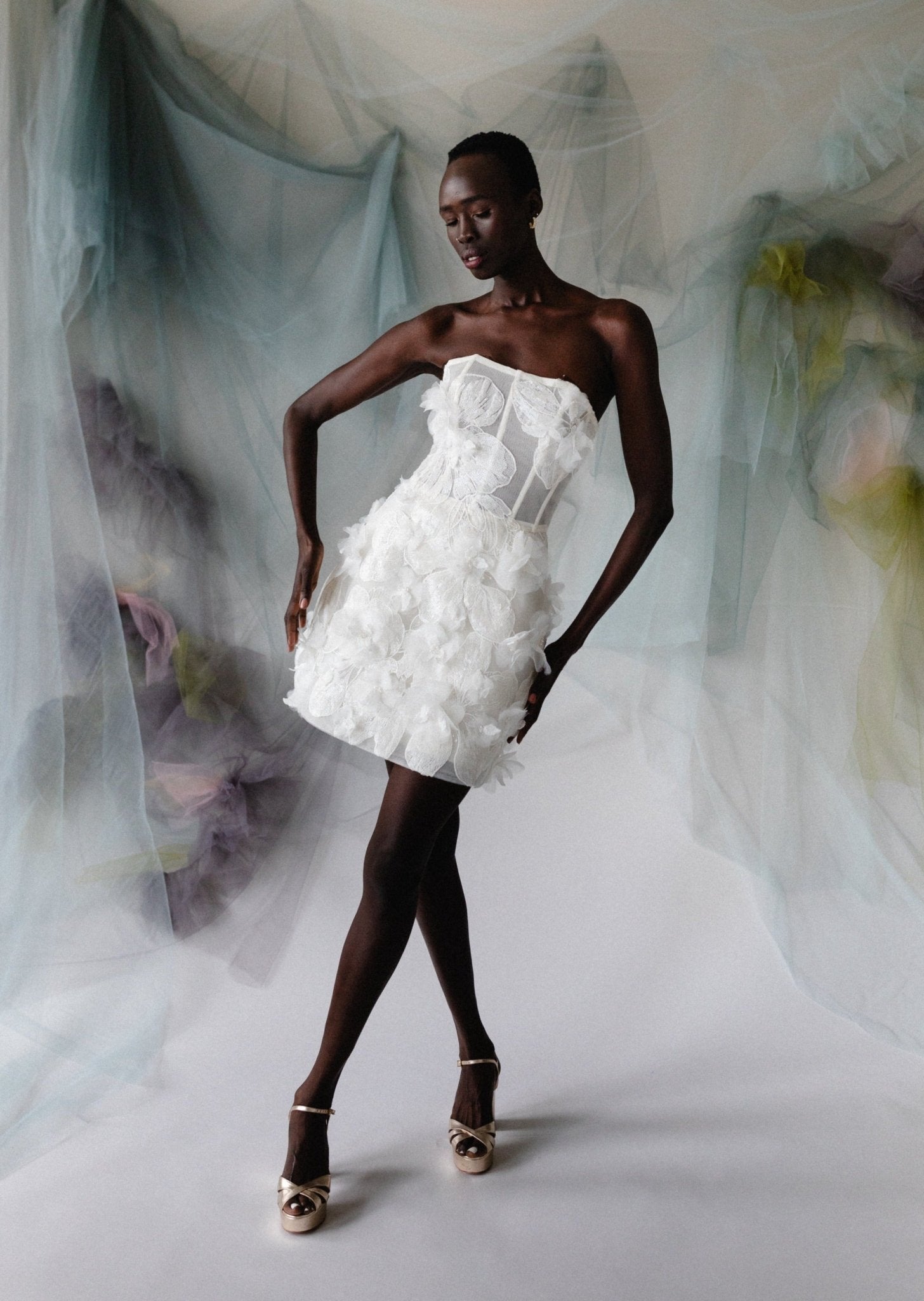 carol mini dress Claude t his statement piece STYLE-CROCHET Color:Galaxy *limited edition* FAIRY | Elysee